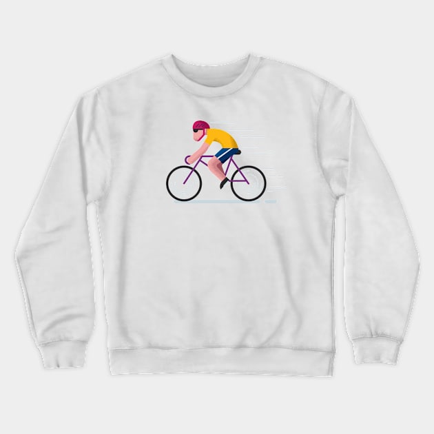 Cycling Crewneck Sweatshirt by Malchev